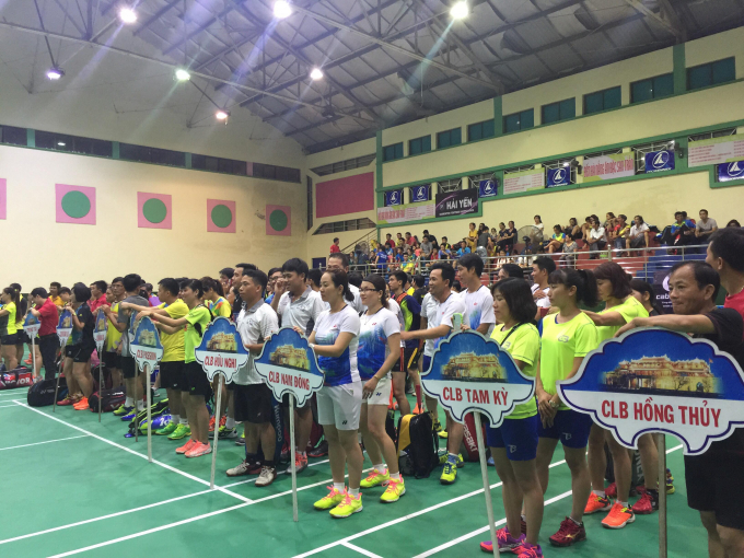 Đến dự Giải c&oacute; hơn 250 VĐV đến từ 18 CLB cầu l&ocirc;ng c&aacute;c tỉnh, th&agrave;nh phố tr&ecirc;n cả nước.&nbsp;