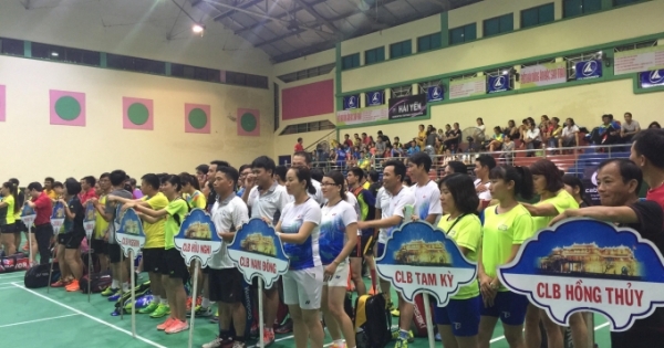 Huế: Khai mạc Giải Cầu lông Vũ Bão mở rộng 2018