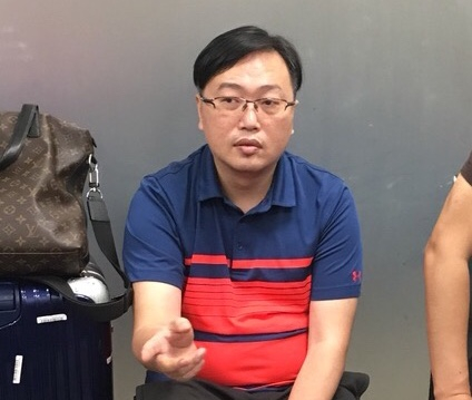 Đối tượng Ming bị bắt tại s&acirc;n bay Đ&agrave; Nẵng. Ảnh: CAĐN.