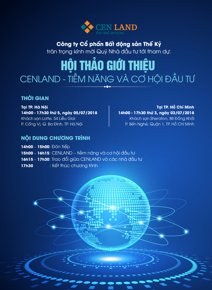 CENLAND tổ chức roadshow trước thềm ni&ecirc;m yết