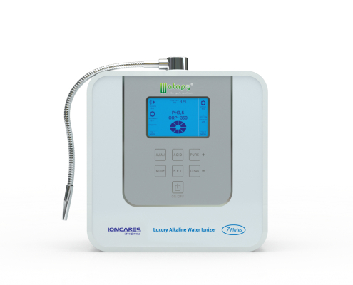 M&aacute;y tạo nước ION kiềm tươi OH - với thiết kế mới hiện đại, gọn nhẹ tiện lợi cho người d&ugrave;ng.