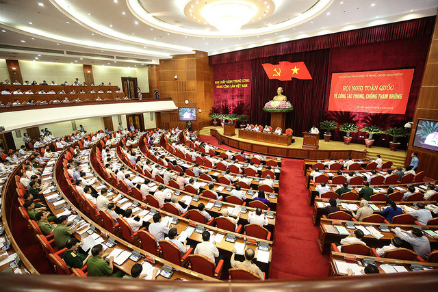Hội nghị to&agrave;n quốc về ph&ograve;ng, chống tham nhũng. (Ảnh: D&acirc;n tr&iacute;)