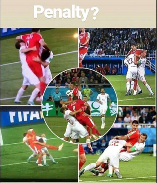 Đ&acirc;y l&agrave; pha b&oacute;ng m&agrave; LĐBĐ Serbia c&aacute;o buộc FIFA đ&atilde; &ldquo;ăn cướp&rdquo; khi kh&ocirc;ng sử dụng VAR:ảnh&nbsp;CHỤP M&Agrave;N H&Igrave;NH.