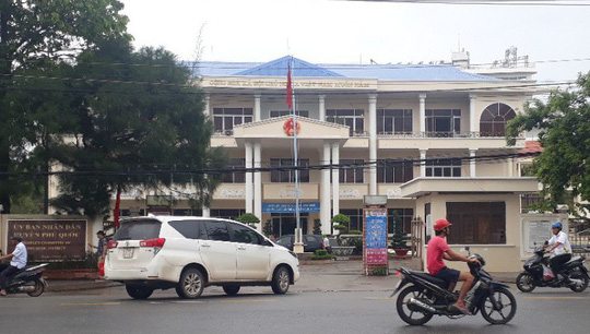 Trụ sở UBND huyện Ph&uacute; Quốc, Ki&ecirc;n Giang. (Ảnh B&aacute;o mới)