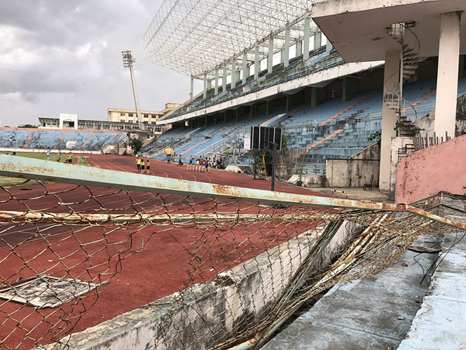 S&acirc;n Chi Lăng hiện xuống cấp, hoang t&agrave;n&nbsp;ẢNH: NGUYỄN T&Uacute;