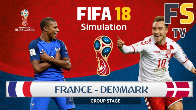 Ph&aacute;p v&agrave; Đan Mạch c&oacute; thể c&ugrave;ng v&agrave;o v&ograve;ng 1/8. (Ảnh VNN)