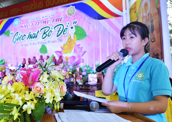 Kh&oacute;a tu m&ugrave;a h&egrave; &ldquo;Gieo hạt Bồ đề