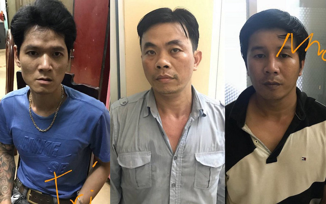 C&aacute;c đối tượng bị bắt giữ