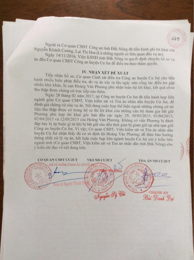 Tại văn bản số 256 của cơ quan CSĐT (BL475-479) th&igrave; c&aacute;c cơ quan Nội ch&iacute;nh họp đ&aacute;nh gi&aacute; chứng cứ.&nbsp;T&ograve;a chưa xử, đ&atilde; c&oacute; bi&ecirc;n bản họp li&ecirc;n ng&agrave;nh?