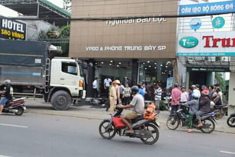 Hiện trường vụ tai nạn.