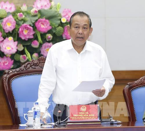 Ph&oacute; thủ tướng Trương H&ograve;a B&igrave;nh. Ảnh: TTXVN