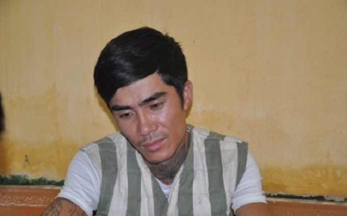 Nghi phạm Nguyễn Viết Tu&acirc;n tại cơ quan C&ocirc;ng an.