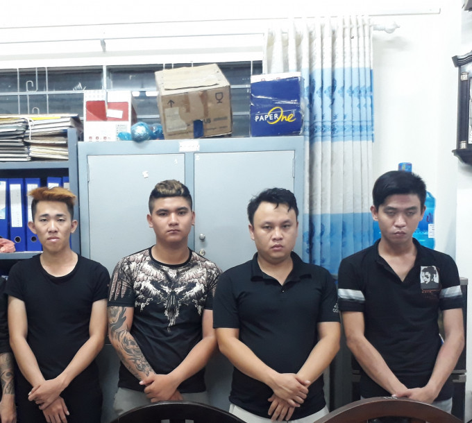 Đối tượng Văn Hiền - Ngọc Anh - Công Thành - Quang Vinh (Từ trái qua phải)