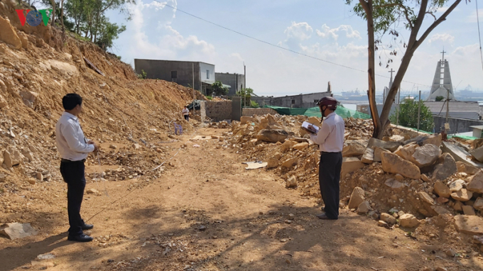 Chính quyền TP Vũng Tàu tiến hành xử lý và buộc khôi phục hiện trạng.