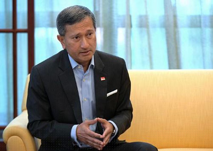 Bộ trưởng Ngoại giao Singapore Vivian Balakrishnan. Ảnh: StraitsTimes