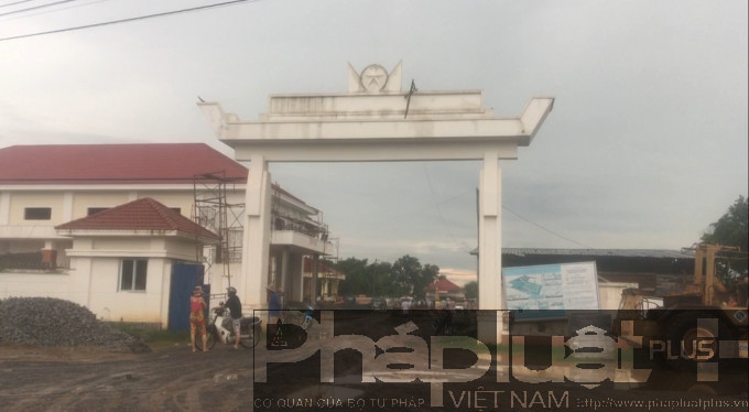 Công trình xây dựng nơi xảy ra sự việc