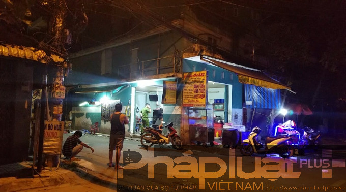 Quán ốc nơi xảy ra sự việc