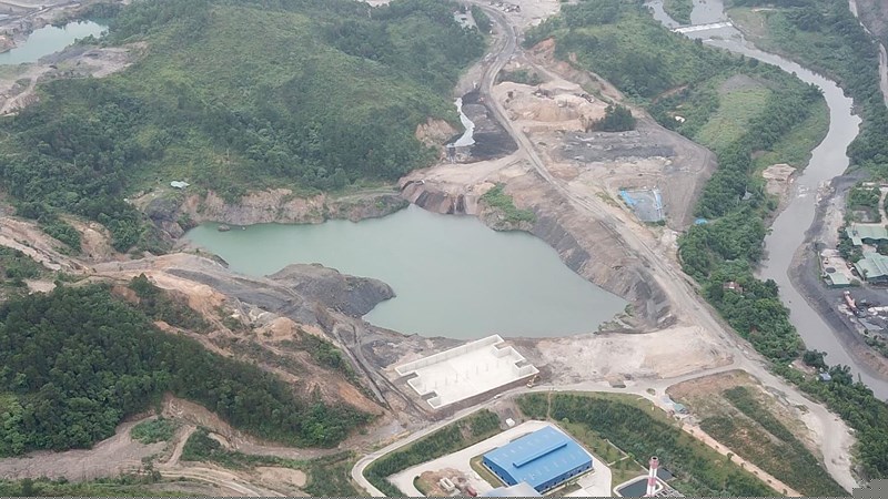 Một góc khu vực có hai dự án nghĩa trang và khu xử lý rác bị tỉnh Quảng Ninh xem xét thu hồi.