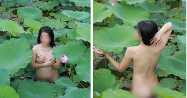 Chấn chỉnh việc ăn mặc phản cảm chụp ảnh tại các hồ sen