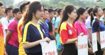 Giải bóng đá Hạng nhất Nghệ league 2019 - Tranh Cup Đại học Đông Đô: Sôi động ngày khai mạc