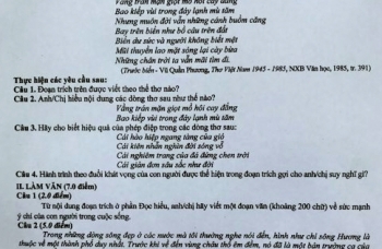 Phú Thọ: Thanh tra, giám thị ở đâu khi để thí sinh thi Ngữ văn "tung" đề thi lên mạng?