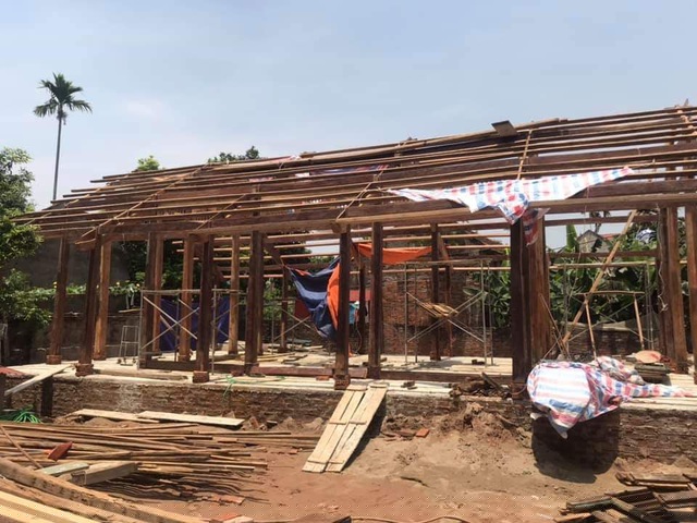 Thời gian tháo lắp nhà cổ tương đối đơn giản, chỉ cần 7 - 10 ngày là hoàn thiện.