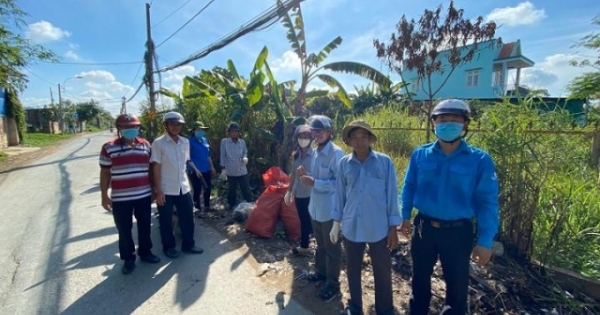 Xã Hưng Long Hưởng ứng ngày môi trường thế giới