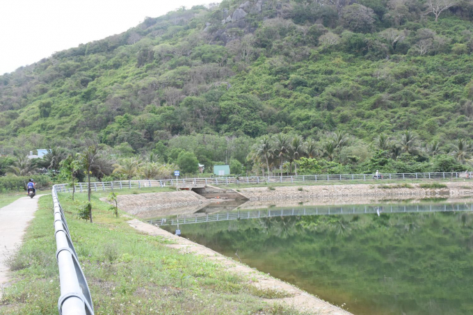 Hồ Quang Trung 2 – hồ chứa nước quan trọng cung cấp nguồn nước cho người dân huyện Côn Đảo.