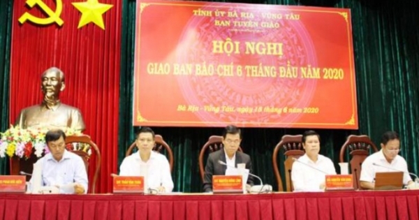 Bà Rịa - Vũng Tàu tổ chức Hội nghị giao ban báo chí 6 tháng đầu năm 2020