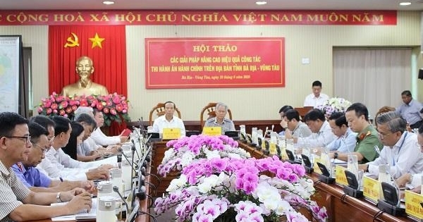 Bà Rịa - Vũng Tàu tổ chức Hội thảo về các giải pháp nâng cao hiệu quả công tác thi hành án
