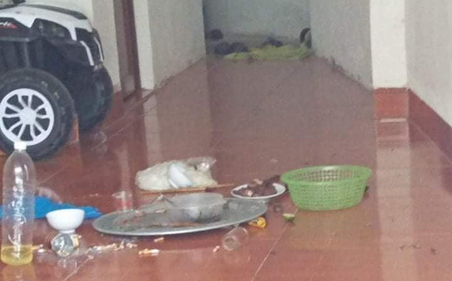 Hiện trường vụ việc.