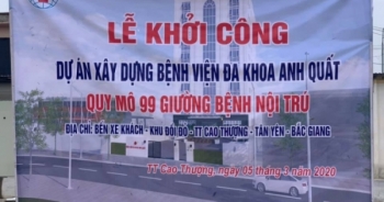 Công ty Bệnh viện Anh Quất bị xử phạt 150 triệu đồng vì xây bể chứa nước không phép
