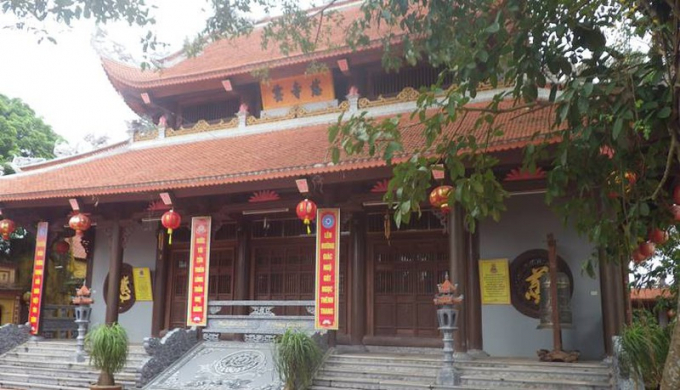 Một góc chùa Từ Vân.