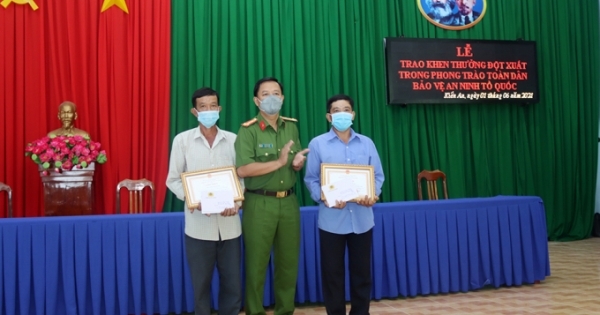 An Giang: Khen thưởng hai anh em ruột bắt trộm