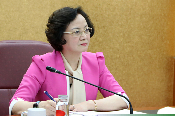 Bộ trưởng Nội vụ Phạm Thị Thanh Tr&agrave;