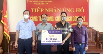 BV Group đã tài trợ hơn 20 nghìn khay xét nghiệm Covid-19 cho Bắc Giang