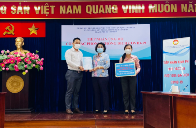 Kita Group chung sức đóng góp ủng hộ TP HCM cho công tác phòng, chống dịch Covid-19