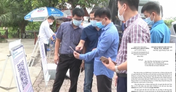 Công dân vào tỉnh Vĩnh Phúc bắt buộc phải khai báo y tế