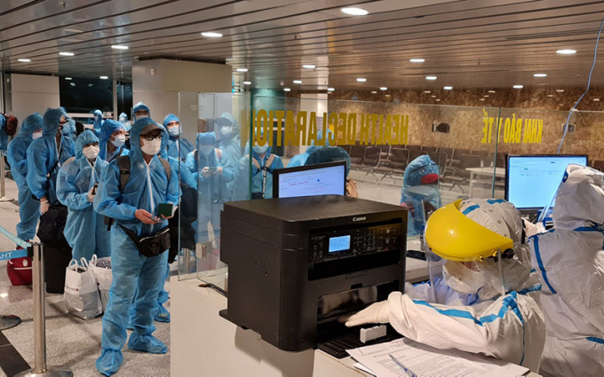 Các trường hợp nhập cảnh nhiễm Covid-19 đã được đưa đi cách ly ngay.