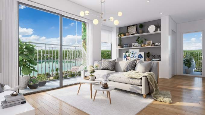 Phong cách thiết kế căn hộ theo kiểu Tây Âu với không gian mở