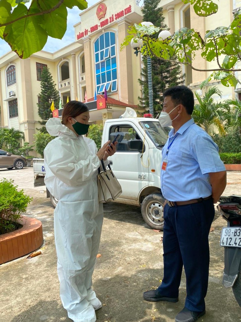 Chủ tịch UBND xã Song Khê chia sẻ với PV Báo Pháp luật Việt Nam về công tác phòng chống dịch của địa phương.