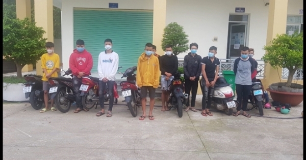 Bất chấp dịch Covid-19, gần trăm thanh niên rủ nhau so tài tốc độ