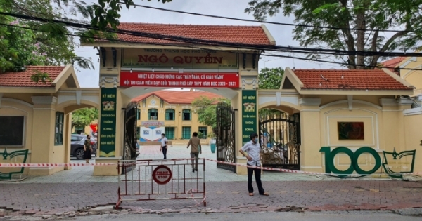 Hải Phòng sẽ xử lý nghiêm vụ thủ quỹ trường THPT Ngô Quyền vi phạm quy định chống dịch