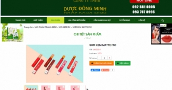 Thu hồi Son môi I’RC MATTE mã màu 02 của Dược Đông Minh trên toàn quốc