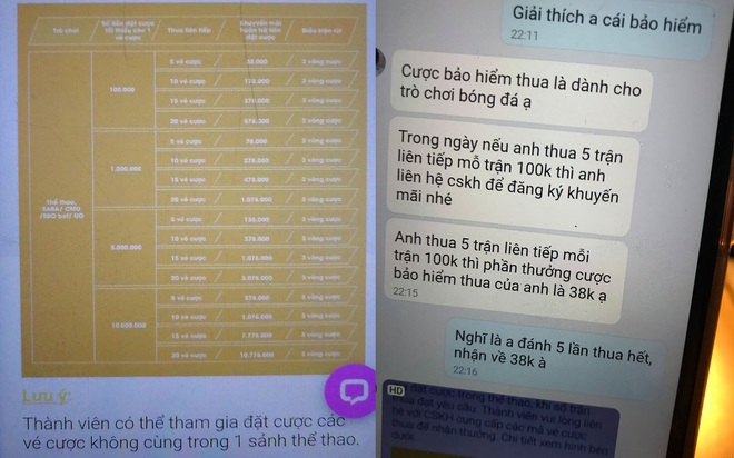 Bảo hiểm cược thua bóng đá do một Web cá độ giới thiệu.