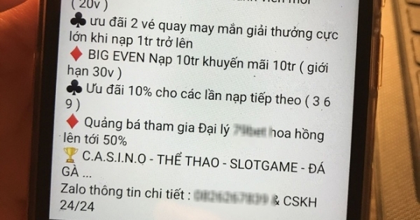 Cá cược bóng đá qua mạng bủa vây người dùng