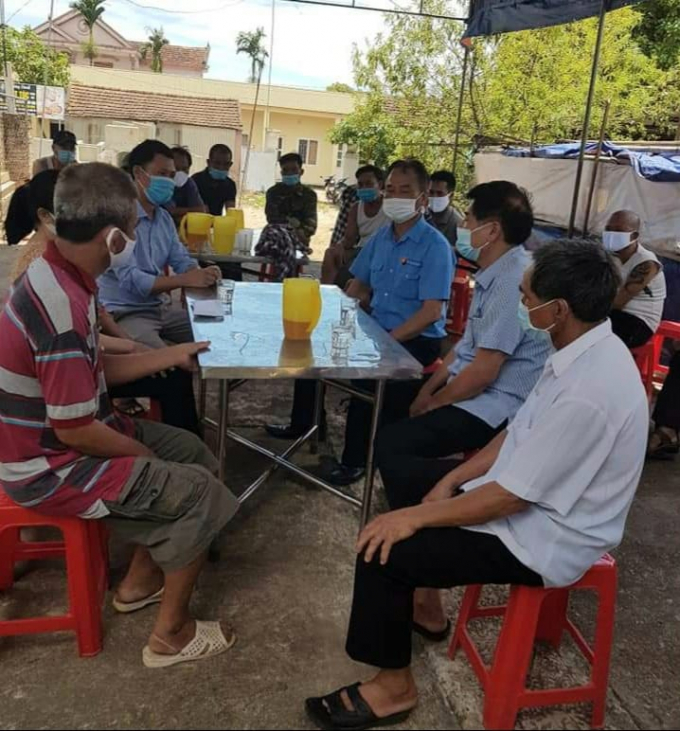 MTTQ huyện Thanh Chương động viên gia đình nạn nhân xấu số