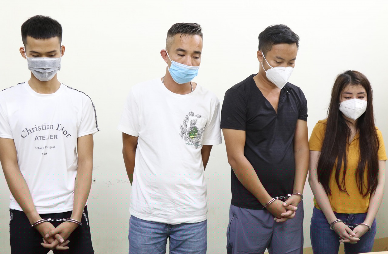 Nhóm đối tượng buôn bán, tàng trữ, sử dụng trái phép chất ma túy vừa bị Công an bắt giữ