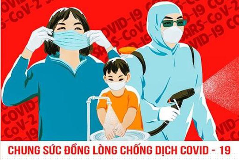 &ldquo;H&atilde;y tin tưởng, kh&iacute;ch lệ lẫn nhau v&agrave; c&ugrave;ng nhau chiến thắng COVID-19&rdquo;.