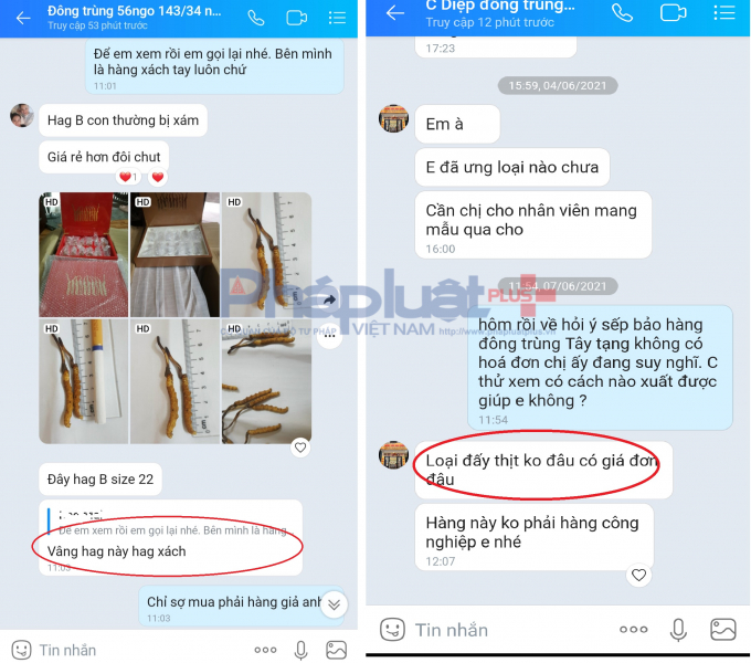 Các cơ sở đều thừa nhận đây là hàng lậu nhưng vì lợi nhuận bất chấp pháp luật để kinh doanh. Ảnh Đào Xuân